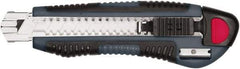 Clauss - Snap Utility Knife - 4-1/4" Blade, Plastic Handle, 8 Blades Included - Apex Tool & Supply
