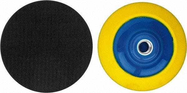 Tru-Maxx - 4-1/2" Diam Hook & Loop Disc Backing Pad - Medium Density, 8,200 RPM - Apex Tool & Supply
