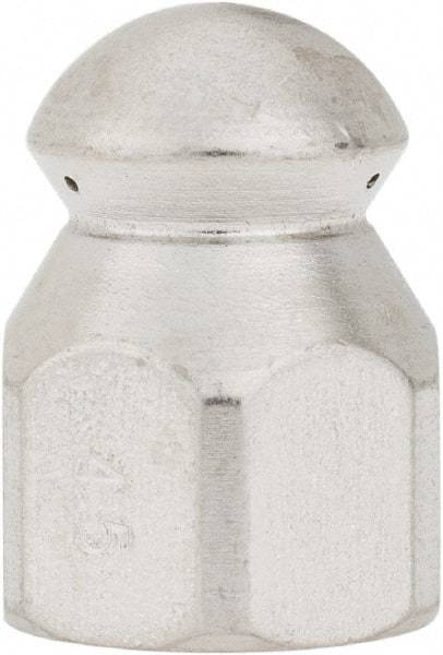 Value Collection - 4,200 psi Fixed, Sewer Pressure Washer Nozzle - 4.5mm Orifice Diam, 1/4" Thread - Apex Tool & Supply