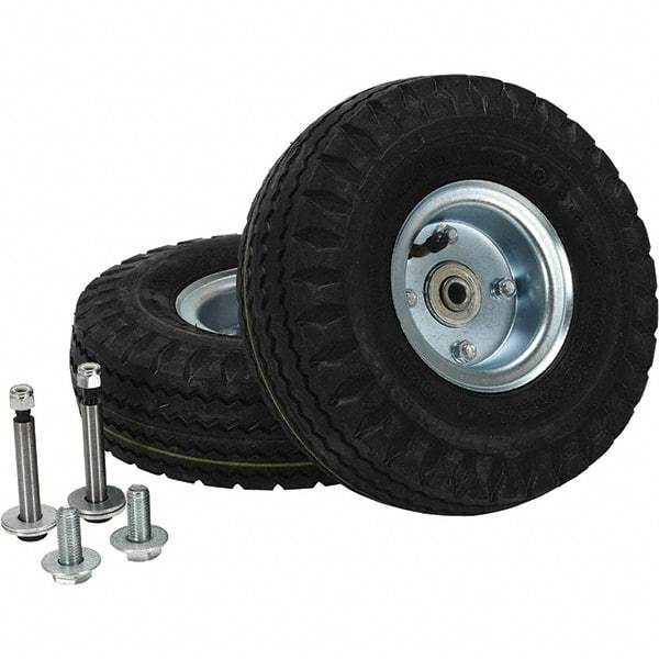 Vestil - 3-5/8" Wheel Width, Pneumatic Rear Wheel - Apex Tool & Supply