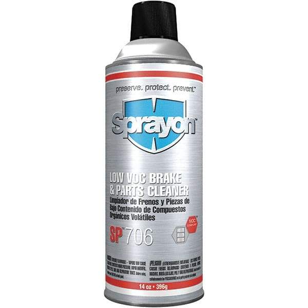 Sprayon - Acetone Brake Parts Cleaner - 14 oz Aerosol Can - Apex Tool & Supply