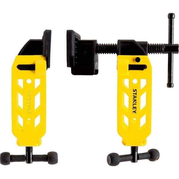 Stanley - 4" Capacity, 2-1/16" Throat Depth, Bar Clamp - 400 Lb Clamping Pressure - Apex Tool & Supply