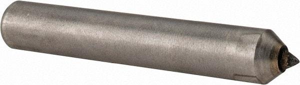 Value Collection - 1-1/2 Carat Single Point Diamond Dresser - 3" Long x 1/2" Shank Diam - Apex Tool & Supply