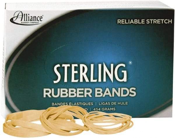 Alliance - 1" Circumference, 1/16" Wide, Ergonomic Rubber Band Strapping - 7,100 Pieces - Apex Tool & Supply
