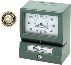 Acroprint Time Recorder - Time Clocks & Time Recorders Punch Style: Manual Power Source: AC Adapter - Apex Tool & Supply