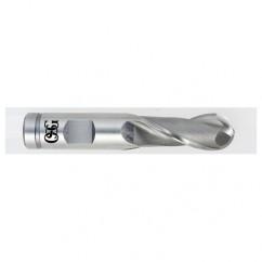 5/8'' Dia. - 3-1/2'' OAL - Bright M-42 Cobalt - Ball End SE EM - 2 FL - Apex Tool & Supply
