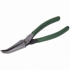 SK - Bent Nose Pliers - 7" W/O CUTTER CURVED NOSE PLIER - Apex Tool & Supply