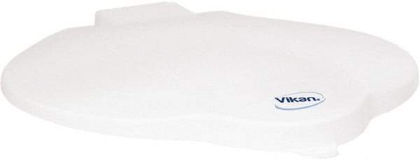 Vikan - 3 Gal Polypropylene Pail Lid - White, For Use with 5690 - Apex Tool & Supply