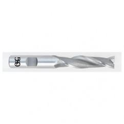 1-1/8 Dia. x 5-1/2 Overall Length 2-Flute Square End HSS-CO SE End Mill-Round Shank-Center Cutting-Uncoated - Apex Tool & Supply