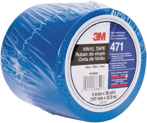 3M - 4" x 108' Vinyl Floor & Egress Tape - Apex Tool & Supply