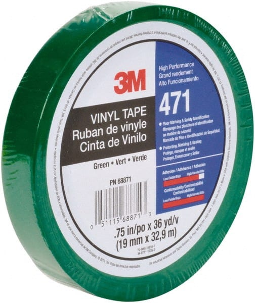 3M - 3/4" x 108' Vinyl Floor & Egress Tape - Apex Tool & Supply