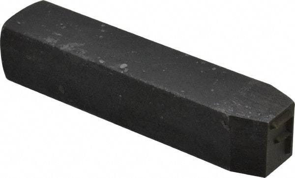 Made in USA - 1/2" Character Size, F Character, Heavy Duty Individual Steel Stamp - Steel, Individual - Apex Tool & Supply