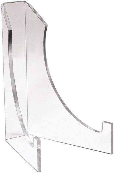 ECONOCO - 6" Deep x 8" High, Acrylic Display Easel - Clear - Apex Tool & Supply