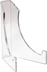 ECONOCO - 6" Deep x 8" High, Acrylic Display Easel - Clear - Apex Tool & Supply