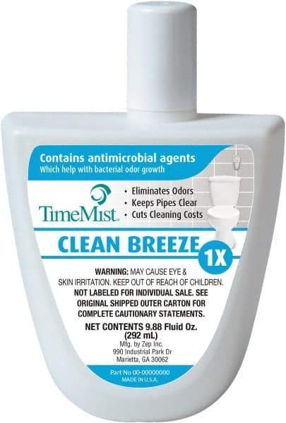 TimeMist - 10.5 oz Air Freshener Dispenser Refill - Clean/Fresh, Compatible with TimeMist Virtual Janitors - Apex Tool & Supply