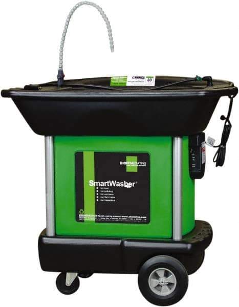 CRC - Free Standing Water-Based Parts Washer - 15 Gal Max Operating Capacity, HDPE Tank - Apex Tool & Supply