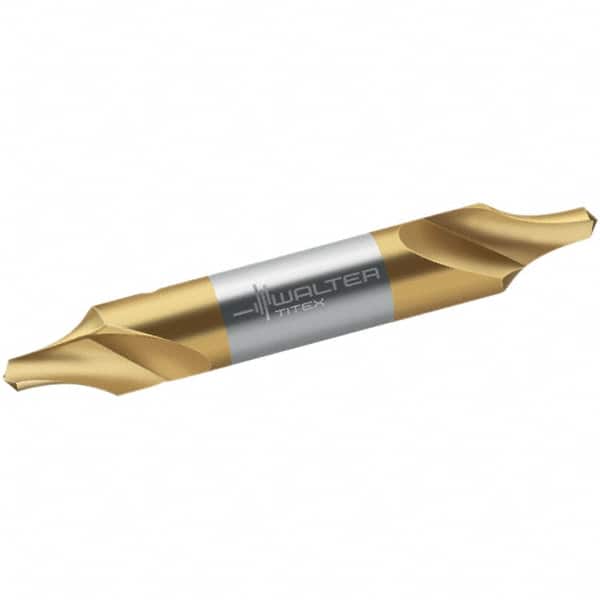 Walter-Titex - Metric Radius Cut 60° Incl Angle High Speed Steel Combo Drill & Countersink - Apex Tool & Supply