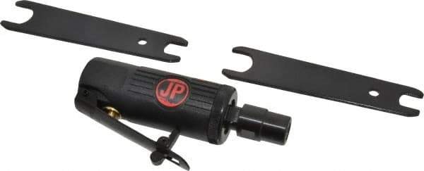 PRO-SOURCE - 1/4" Collet, Straight Handle, Air Straight Die Grinder - 25,000 RPM, Front Exhaust, 4 CFM, 0.3 hp, 90 psi, 1/4 NPT Inlet - Apex Tool & Supply