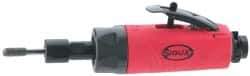 Sioux Tools - 1/4" Collet, Straight Handle, Straight Air Die Grinder - 23,000 RPM, Rear Exhaust, 23 CFM, 0.5 hp, 6.21 bar, 1/4 NPT - Apex Tool & Supply