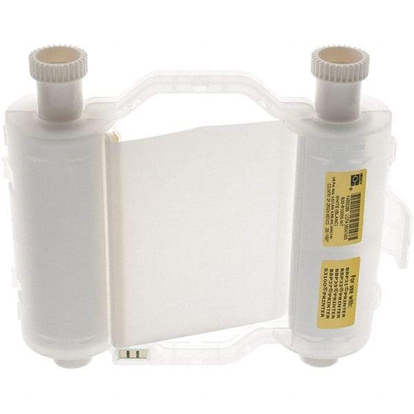 Brady - 2,400" Long, White Resin Ribbon Printer Ribbon - For BBP30 Label Printer, BBP33 Label Printer, BBP35 Multicolor Sign & Label Printer, BBP37 Color & Cut Sign & Label Printer, BradyPrinter S3100, BBP31 Sign & Label Printer - Apex Tool & Supply