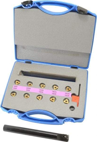 Hertel - Internal Thread, 3/4" Shank Width Indexable Threading Toolholder - SIR0750P16 Toolholder - Apex Tool & Supply