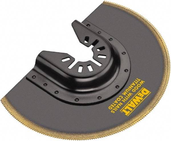 DeWALT - Titanium Head Rotary & Multi-Tool Flush Cutting Blade - Universal Fitment for Use on All Major Brands (No Adapter Required) - Apex Tool & Supply