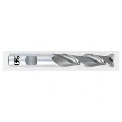 2 Dia. x 6-1/2 Overall Length 2-Flute Square End HSS-CO SE End Mill-Round Shank-Center Cutting-Uncoated - Apex Tool & Supply
