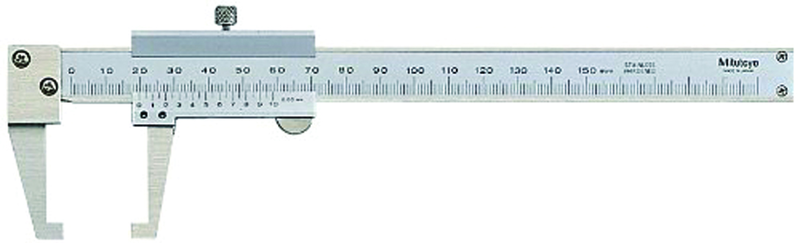 0-150MM 0.01MM VERNIER NECK CALIPER - Apex Tool & Supply