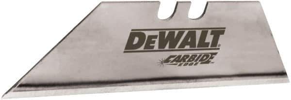 DeWALT - 5 Piece Steel Utility Knife Blade - 2-1/2" OAL - Apex Tool & Supply