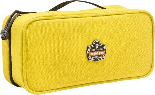 Ergodyne - 1 Pocket Yellow Polyester Tool Bag - 10" Wide x 4-1/2" Deep x 3" High - Apex Tool & Supply