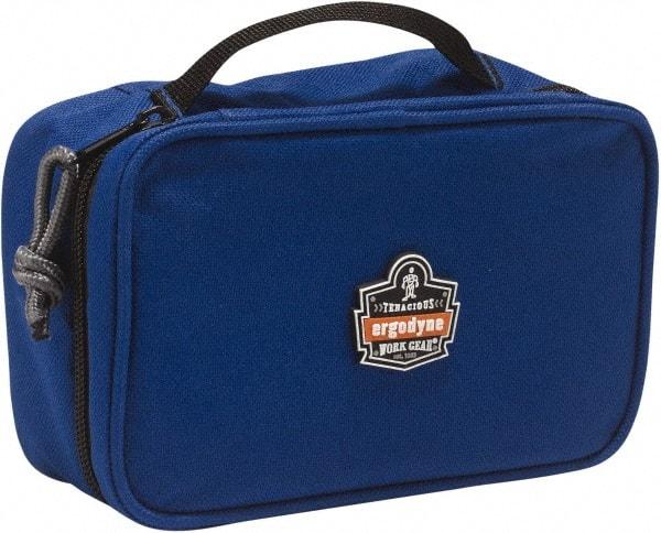 Ergodyne - 1 Pocket Blue Polyester Tool Bag - 7-1/2" Wide x 4-1/2" Deep x 3" High - Apex Tool & Supply