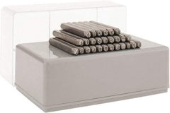 C.H. Hanson - 27 Piece, 1/8" Character Steel Stamp Set - Letters, Standard - Apex Tool & Supply