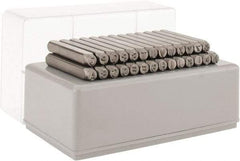 C.H. Hanson - 27 Piece, 3/16" Character Steel Stamp Set - Letters, Standard - Apex Tool & Supply