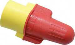 3M - 2, 18 to 2, 8 AWG, 600 Volt, Flame Retardant, Wing Twist on Wire Connector - Red & Yellow, 221°F - Apex Tool & Supply