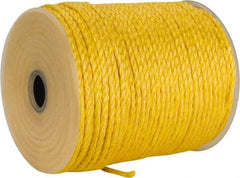 Ideal - 600 Ft. Long, 125 Lb. Load, Polypropylene Rope - 1/4 Inch Diameter, 1,125 Lb. Breaking Strength - Apex Tool & Supply