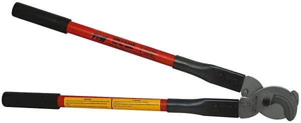 Thomas & Betts - 21-1/2" OAL, 750 MCM Capacity, Cable Cutter - Rubber Handle - Apex Tool & Supply