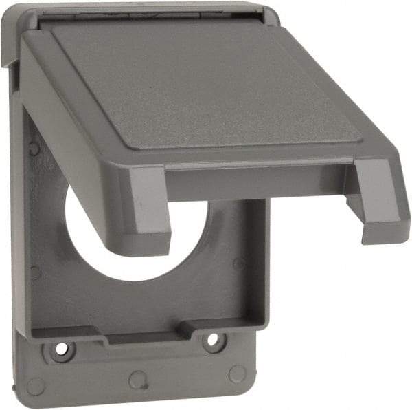 Thomas & Betts - Electrical Outlet Box Polycarbonate Single Receptacle Cover - Apex Tool & Supply