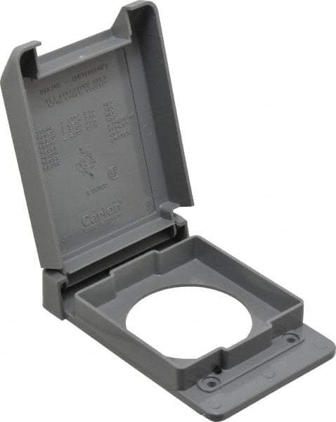 Thomas & Betts - Electrical Outlet Box Polycarbonate Single Receptacle Cover - Apex Tool & Supply