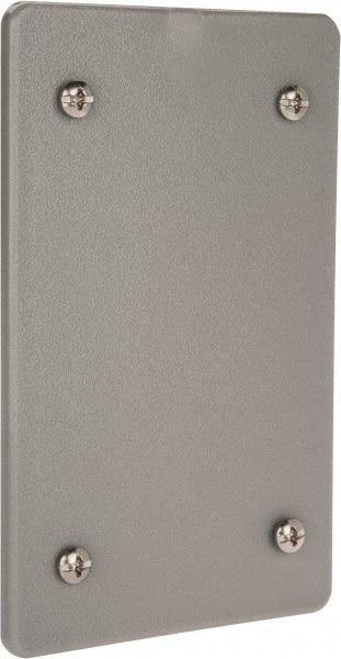 Thomas & Betts - Electrical Outlet Box Polycarbonate Blank Cover - Includes Gasket & Screw - Apex Tool & Supply