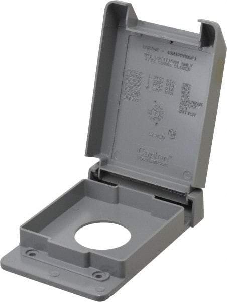 Thomas & Betts - Electrical Outlet Box Polycarbonate Single Receptacle Cover - Apex Tool & Supply