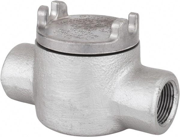 Thomas & Betts - (2) 1/2" Knockouts, Iron Round GUAC - 2-1/2" Overall Width x 2-1/4" Overall Depth - Apex Tool & Supply