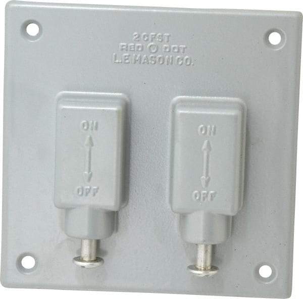 Thomas & Betts - Electrical Outlet Box Aluminum Plunger Style Cover - Includes Gasket & Screw - Apex Tool & Supply