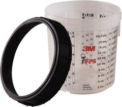 3M - Paint Sprayer Cup & Collar - Standard Collar and Cup - Apex Tool & Supply