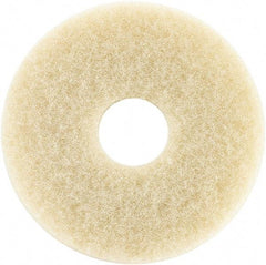 Oreck - Polishing Pad - 12" Machine, Beige Pad, Cotton - Apex Tool & Supply
