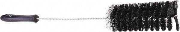 Vikan - 2.4" Diam Polyester Tube Brush - 19.4" OAL, 7.9" Head Length, Stainless Steel Handle - Apex Tool & Supply