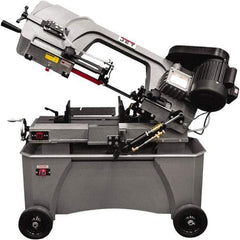 Jet - 7 x 12" Manual Combo Horizontal & Vertical Bandsaw - 1 Phase, 3/4 hp, 115/230 Volts, Step Pulley Drive - Apex Tool & Supply