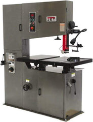 Jet - 36" Throat Capacity, Variable Speed Pulley Vertical Bandsaw - 50 to 410 & 54 to 4,925 SFPM, 3 hp, Three Phase - Apex Tool & Supply