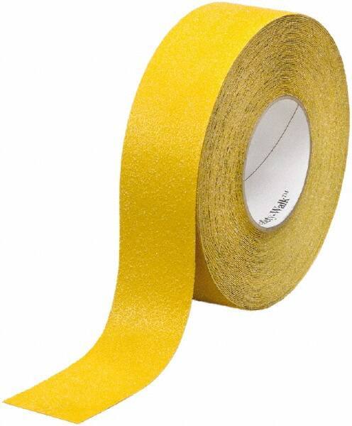 Ability One - Black Solid Color Anti-Slip Vinyl Tape - 1" Wide x 60' Long x 0.036" Thick, General Traffic - Apex Tool & Supply