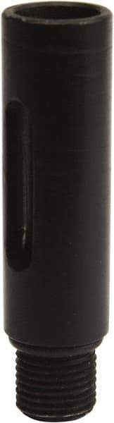 Value Collection - Blow Gun Safety Booster Nozzle - 1/4 NPT, 1.89" Hose Length, Aluminum - Apex Tool & Supply