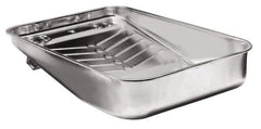 Wooster Brush - 9" Roller Compatible Paint Roller Tray - 3 Qt Capacity, 13" Wide, Steel - Apex Tool & Supply